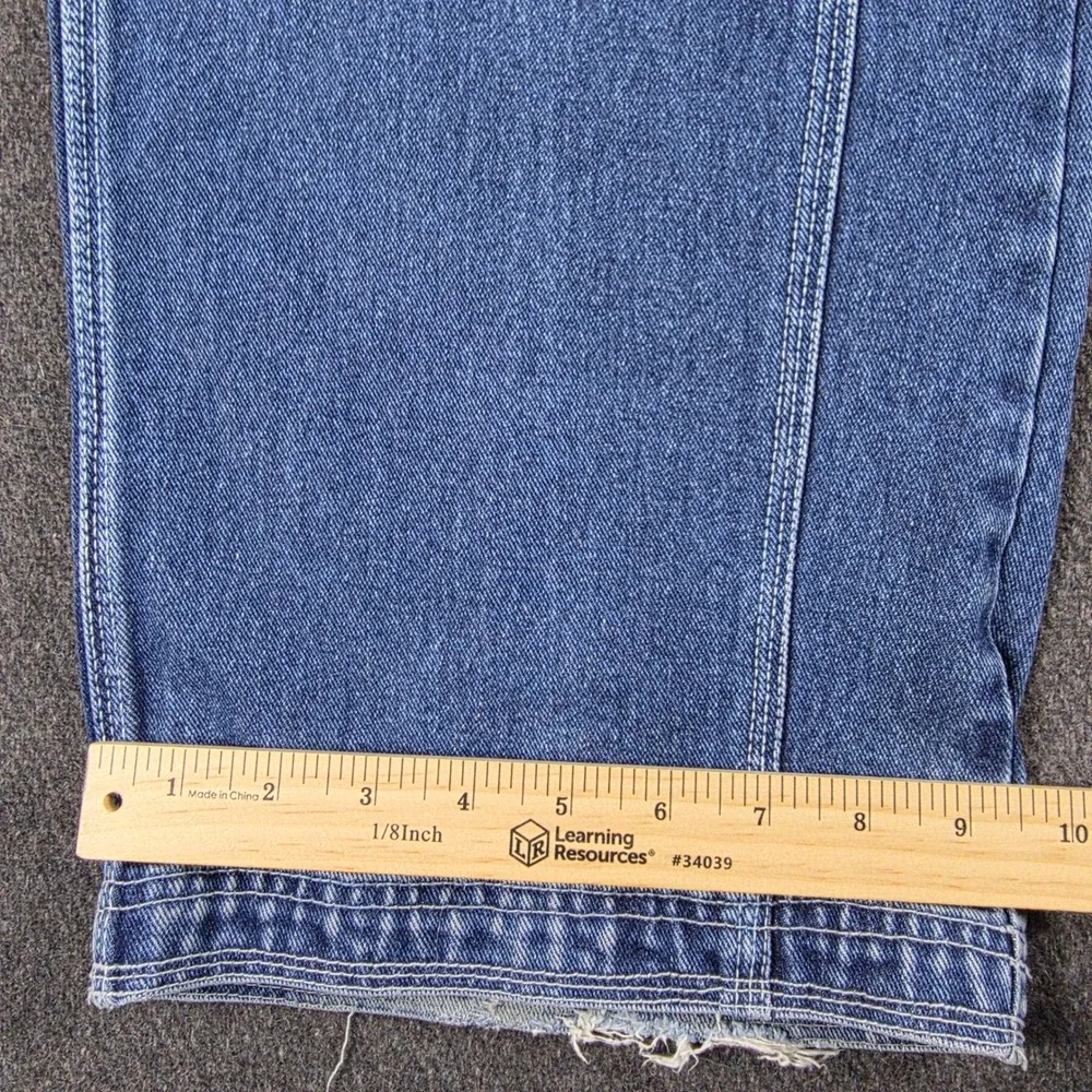 VTG FUBU Jeans Mens Fits 38x32 Wide Leg Baggy‎ Double Knee 90s Streetwear Y2K